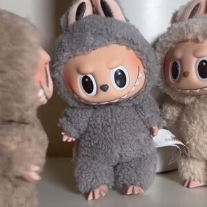 Sesame Bean Monster Macaroon collection Labubu Doll popmart